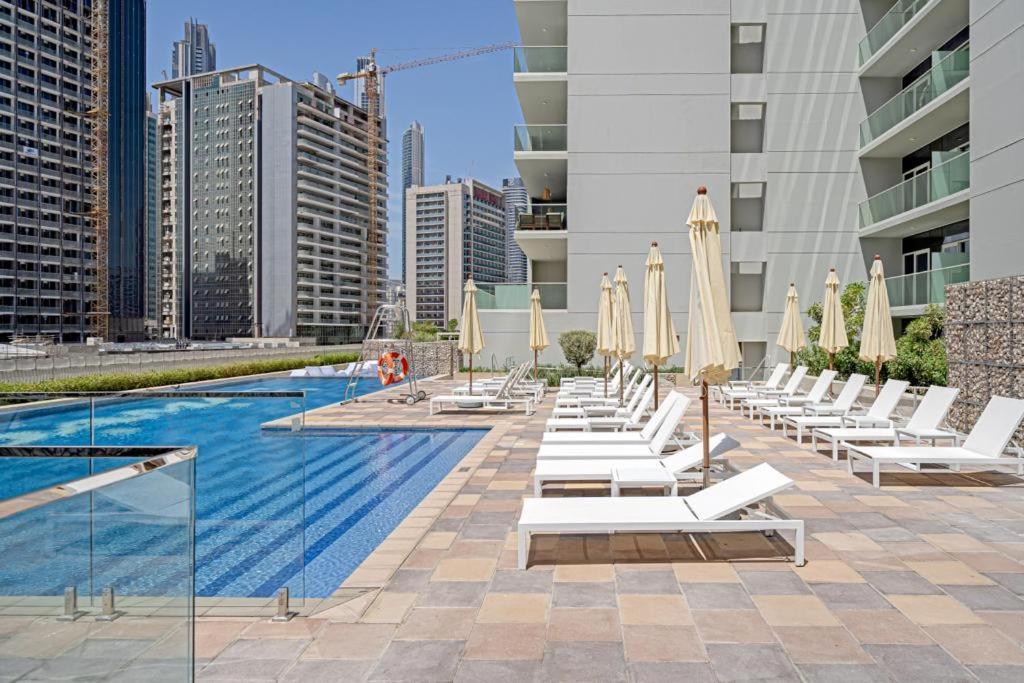 Brand New 1Br- Business Bay - Burj Khalifa View Apartment Dubai Ngoại thất bức ảnh